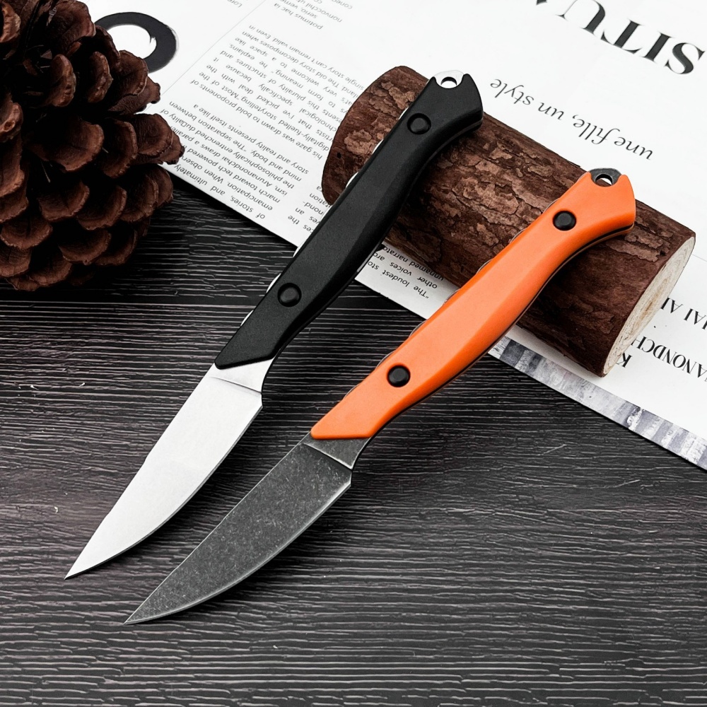 Camping Cooking Knife With Sheath - Faca Reta Artesanal Leve e Portátil