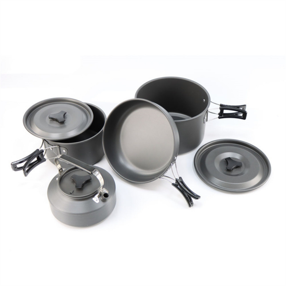 Camping Lightweight Cooking Pot - Conjunto de Cozinha para Camping ao