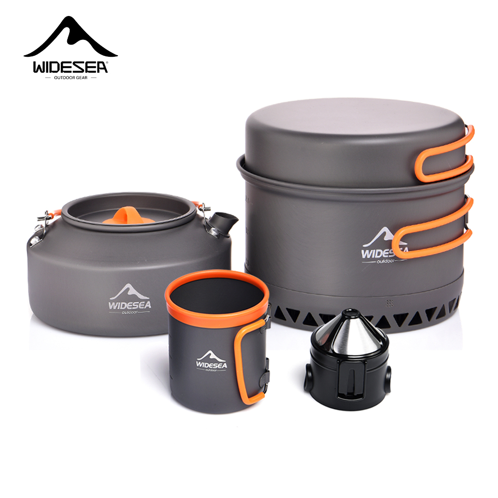 Camping Cooking Pot Set - Utensílios de mesa para acampamento, conjunto