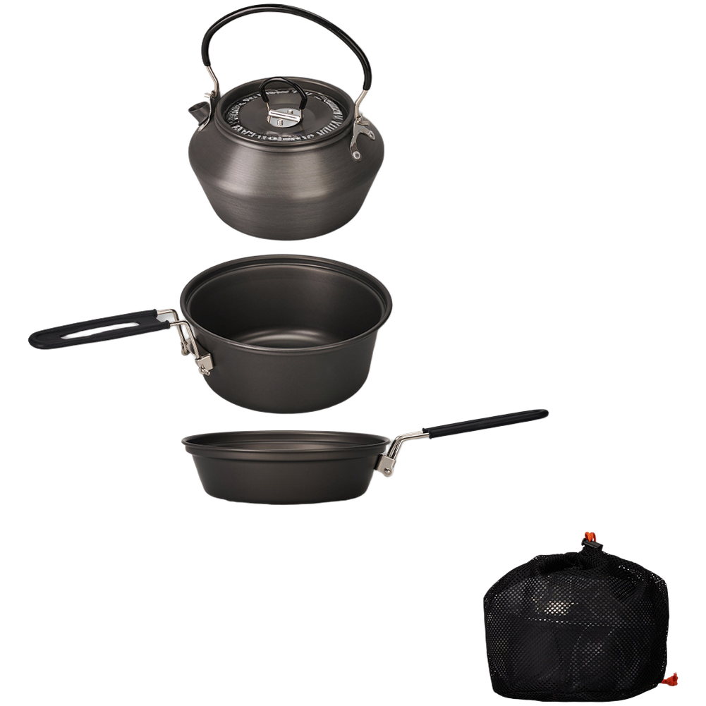 Camping Lightweight Cooking Pot - Conjunto de panelas de acampamento em