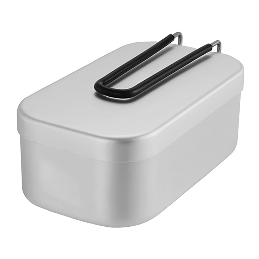 Camping Cooking Tool Set - Lancheiras de alumínio 800ml, panelas para
