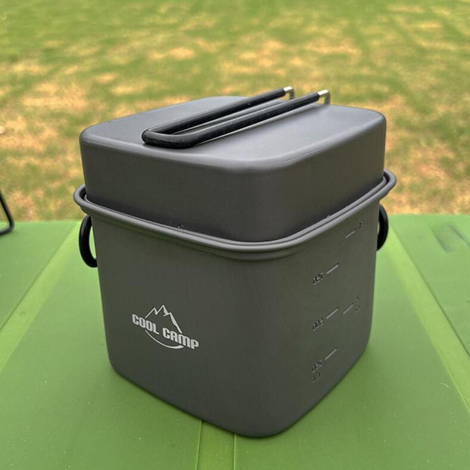 Camping Cooking Pot Set - Conjunto de Utensílios de Cozinha para