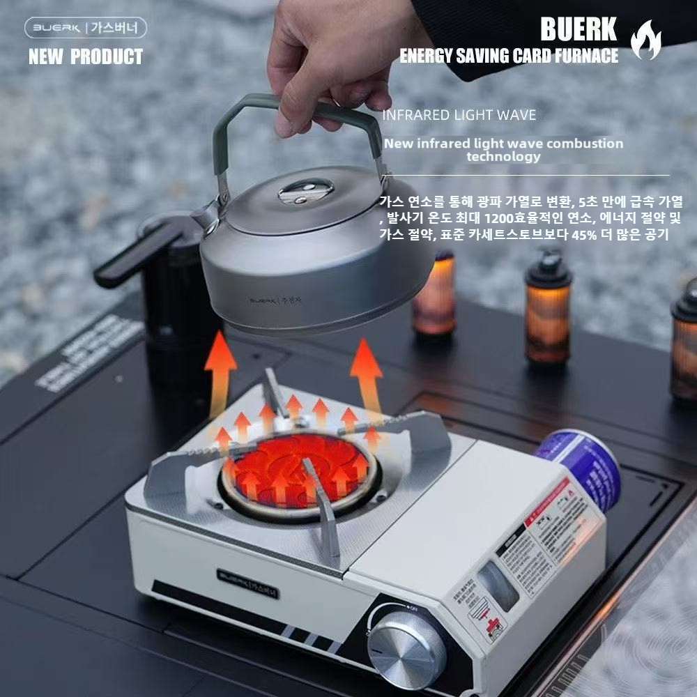 Camping Cooking Windshield - Fogão a Gás Portátil BUERK 4000W