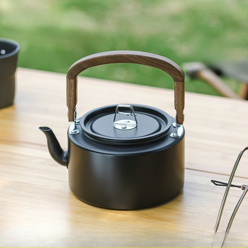 Camping Lightweight Cooking Pot - Chaleira de Camping Leve de Alumínio