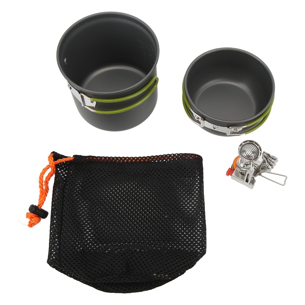 Camping Lightweight Cooking Pot - Conjunto de Cozinha para Camping em