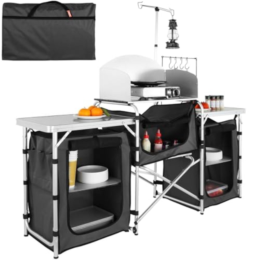 Camping Cooking Cupboard - Mesa de Cozinha para Camping, Mesa