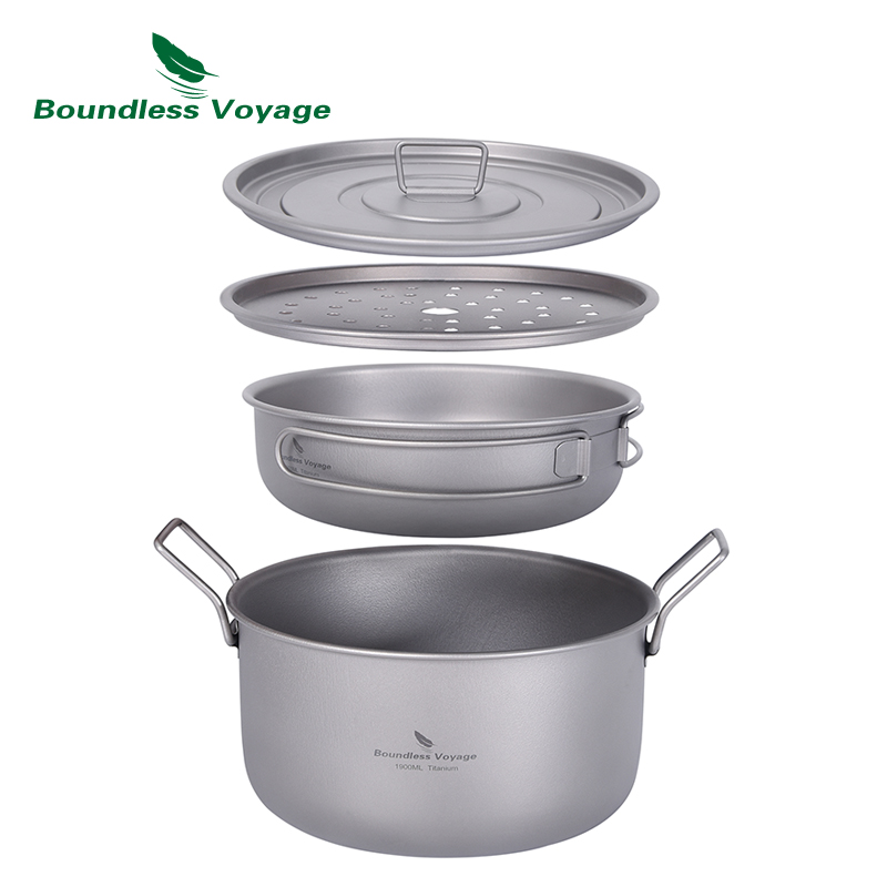 Camping Cooking Pot Set - Boundless viagem acampamento cozinhar pote multifuncional