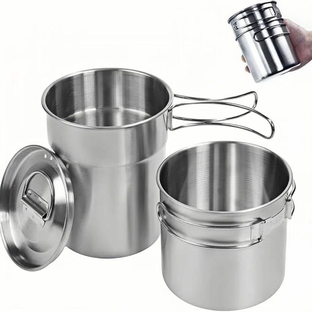 Canecas Dobráveis para Camping - Camping Cooking Tool Set avaliação e preço