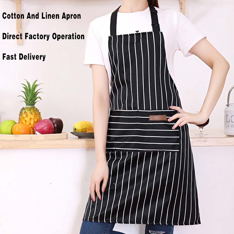 Avental de cozinha listrado pr - Camping Cooking Apron avaliação e preço