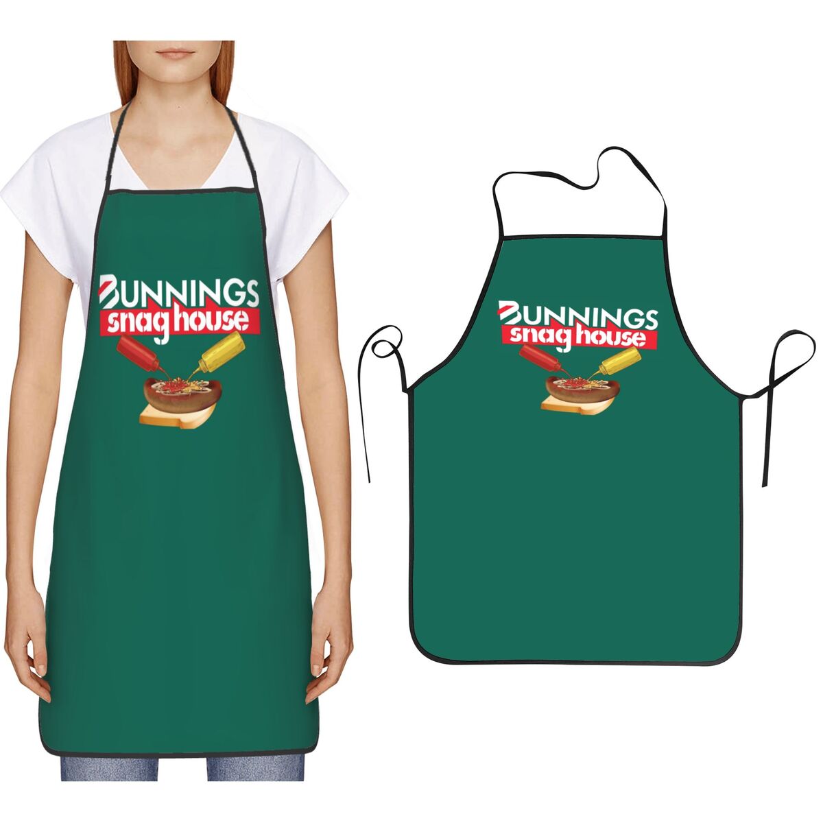 Bunnings snaghouse aventais ch - Camping Cooking Apron avaliação e preço