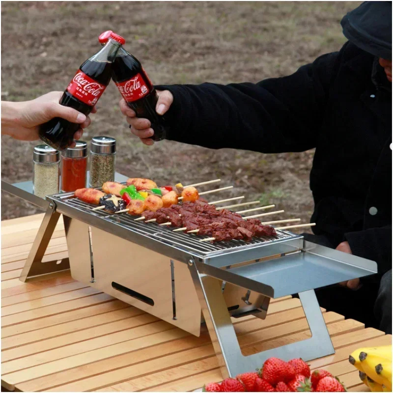 Churrasqueira Portátil de Aço  - Camping Cooking Set Compact avaliação e preço