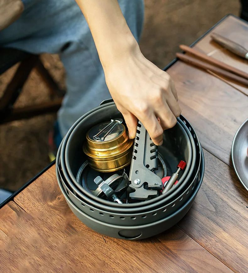 Fogão a gás de acampamento fog - Camping Cooking Cupboard avaliação e preço