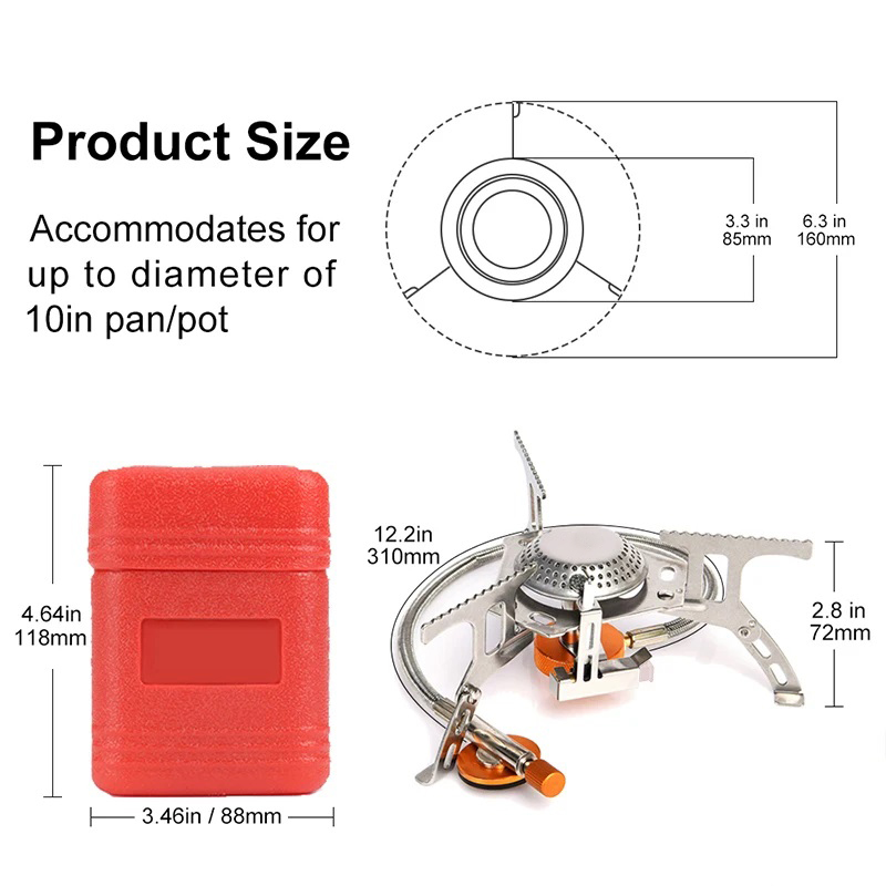 Fogão a gás de acampamento por - Camping Cooking Windshield avaliação e preço