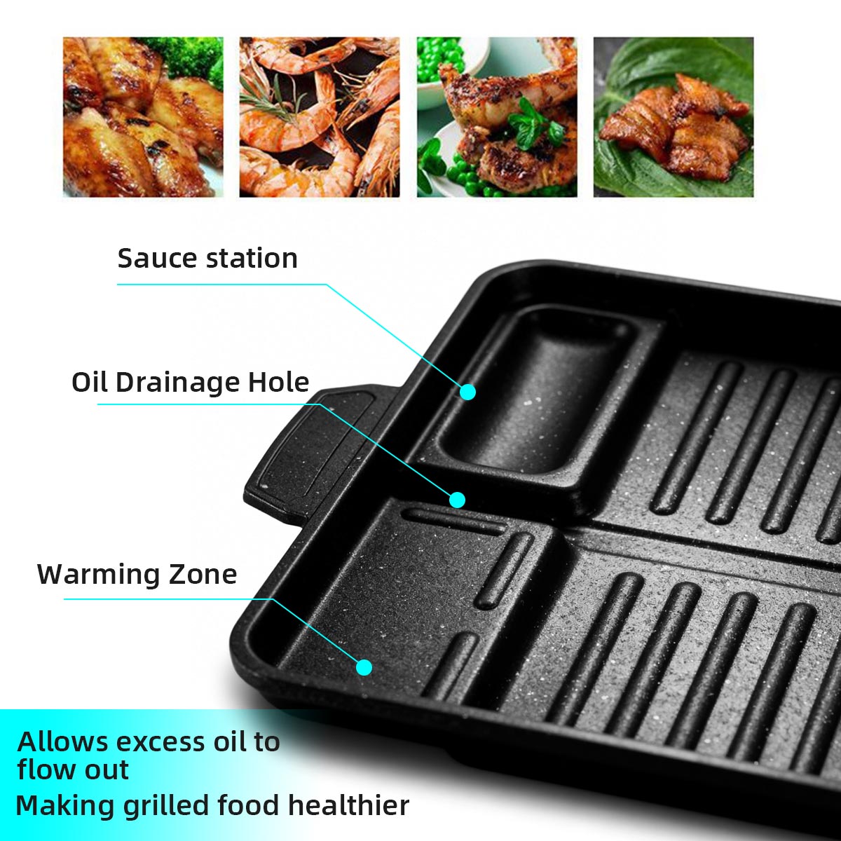 Grelha coreana placa de carne  - Camping Cooking Cupboard avaliação e preço