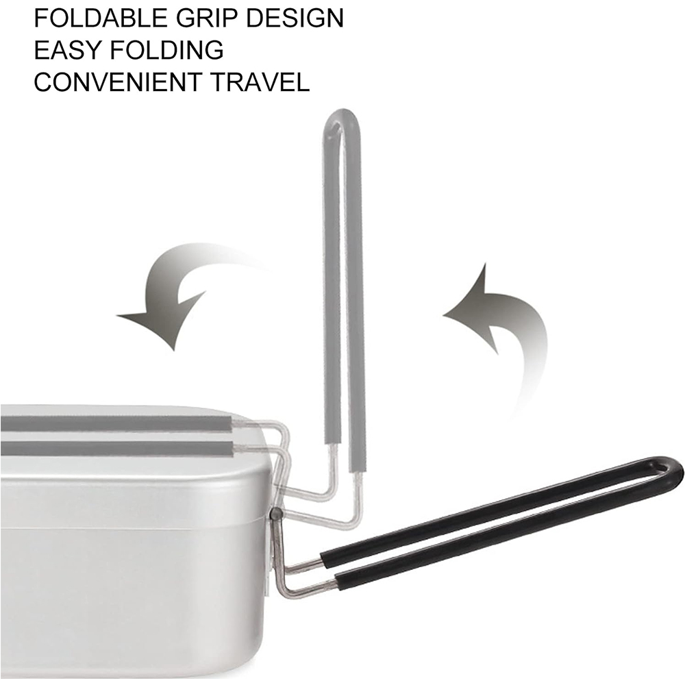 Lancheiras de alumínio 800ml,  - Camping Cooking Tool Set avaliação e preço