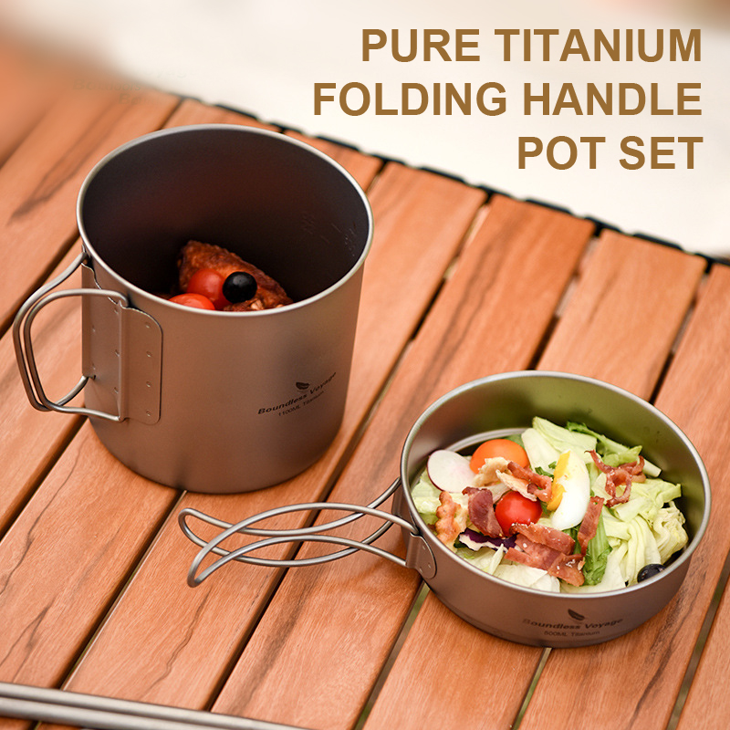 Conjunto de panelas dobráveis  - Camping Lightweight Cooking Pot avaliação e preço