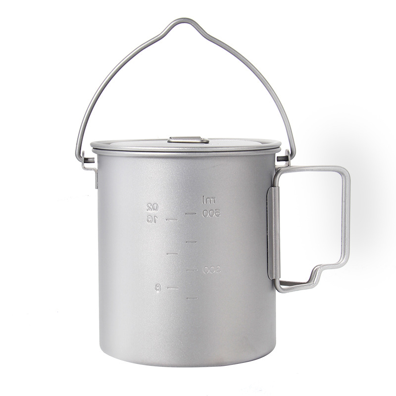 Panela de titânio com alça sus - Camping Cooking Tool Set avaliação e preço
