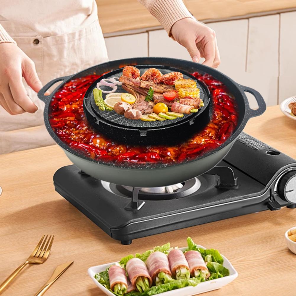 Panela de grelha cassete corea - Camping Cooking Cupboard avaliação e preço