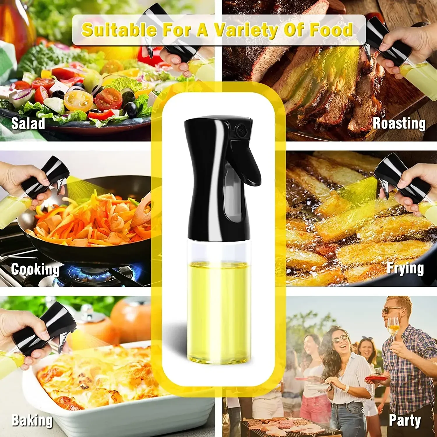 500ml garrafa de spray de óleo - Camping Cooking Oil Bottle avaliação e preço
