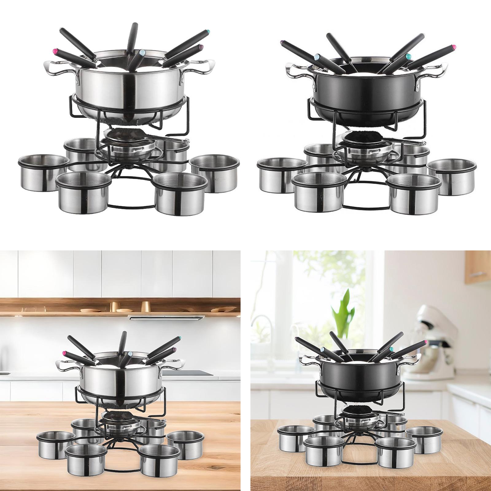 Conjunto de Panela para Fondue - Camping Cooking Pot Set avaliação e preço