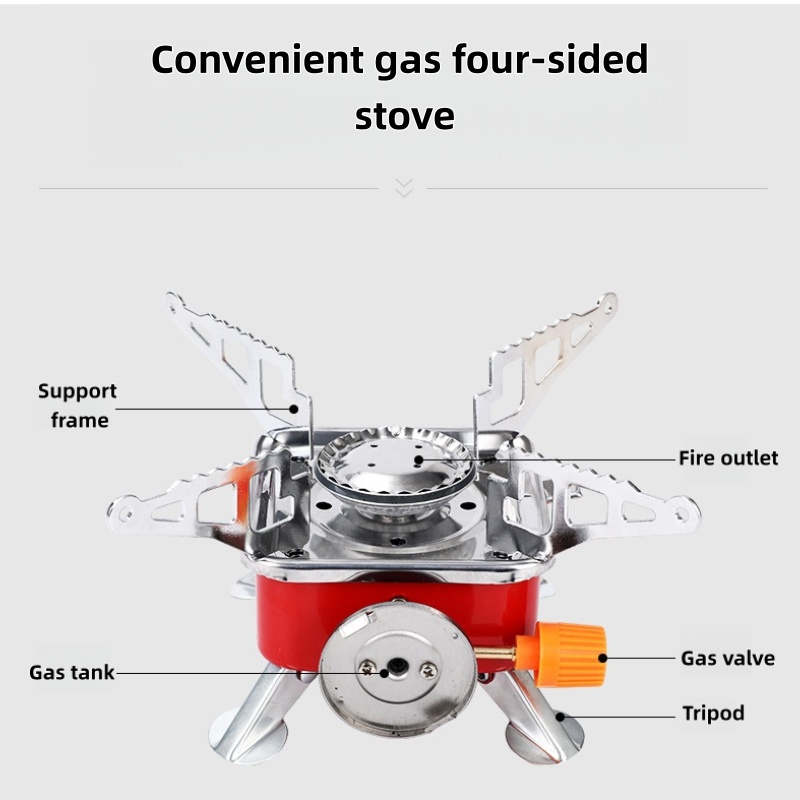 Fogão Mini Quadrado Portátil p - Camping Cooking Ovens avaliação e preço