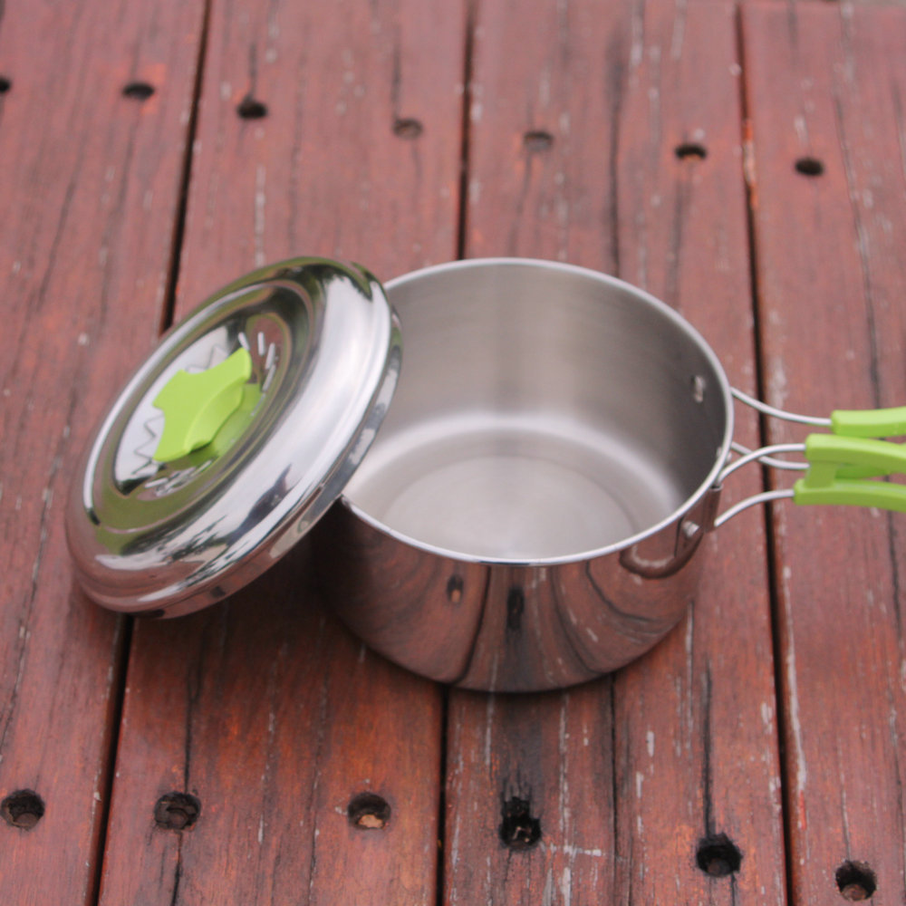 Pote de acampamento leve aço i - Camping Lightweight Cooking Pot avaliação e preço