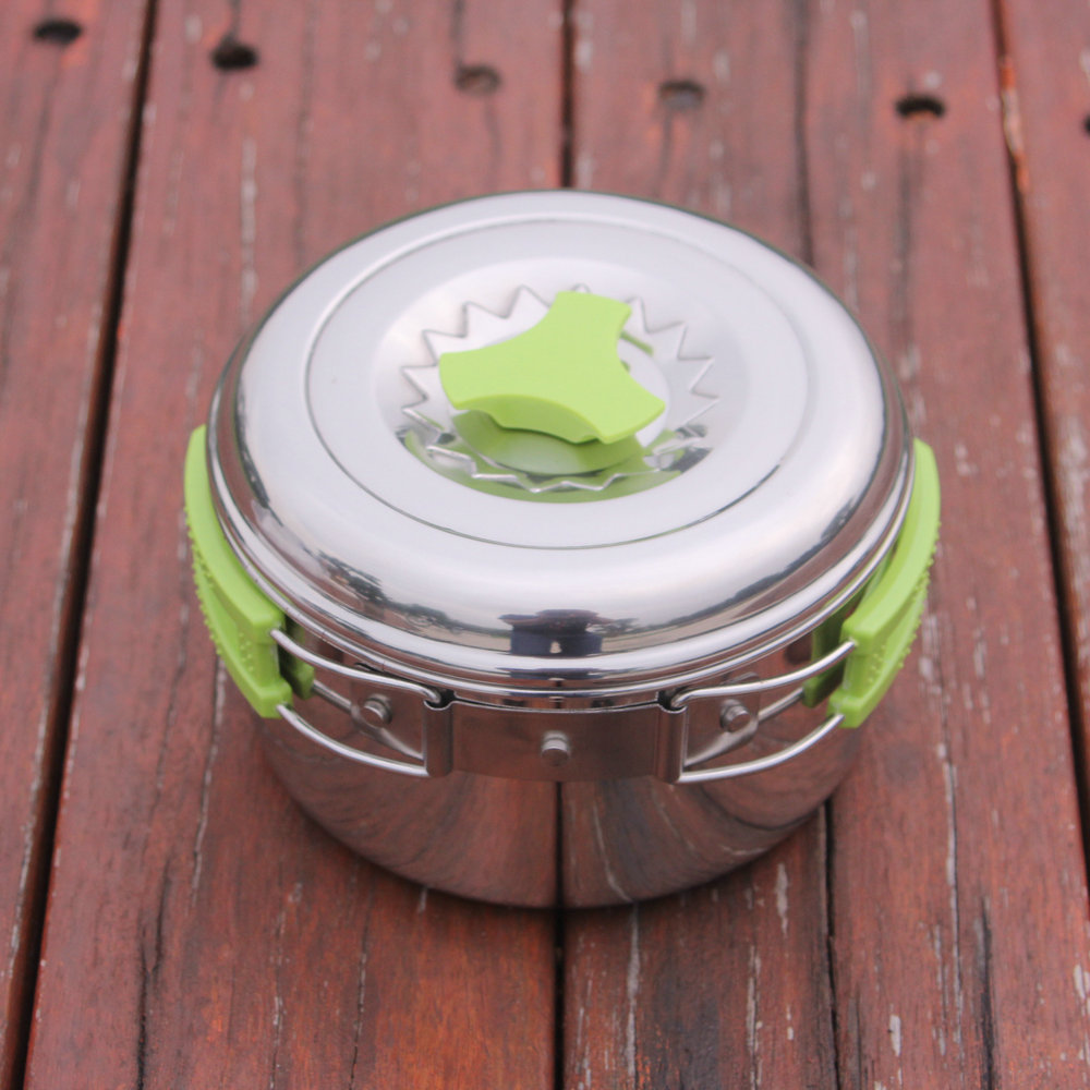 Pote de acampamento leve aço i - Camping Lightweight Cooking Pot avaliação e preço