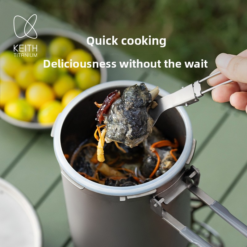 Panela de pressão externa Keit - Camping Lightweight Cooking Pot avaliação e preço