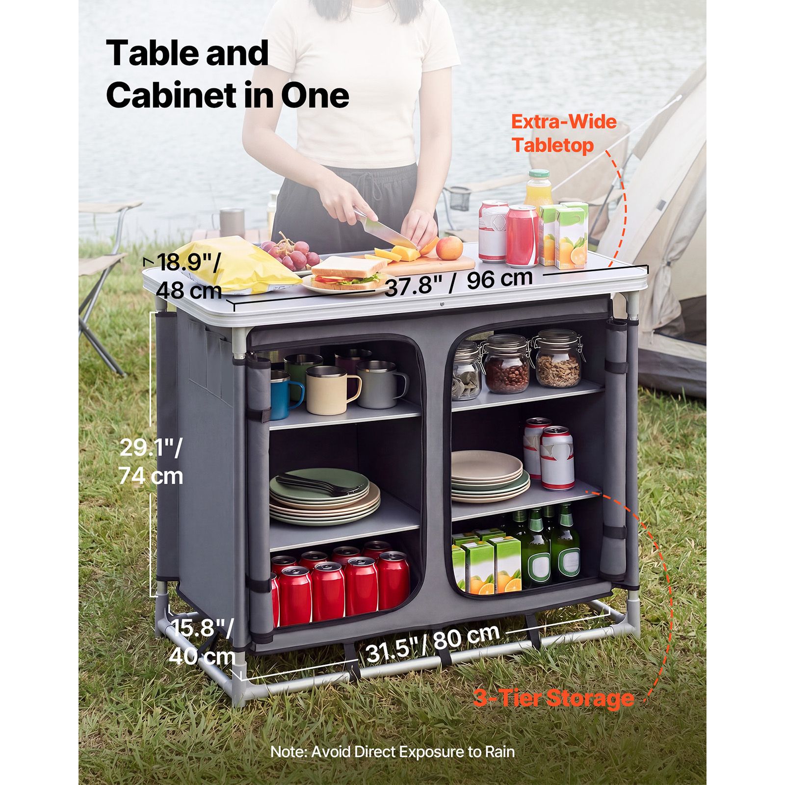 Armário de Armazenamento para  - Camping Cooking Set Compact avaliação e preço