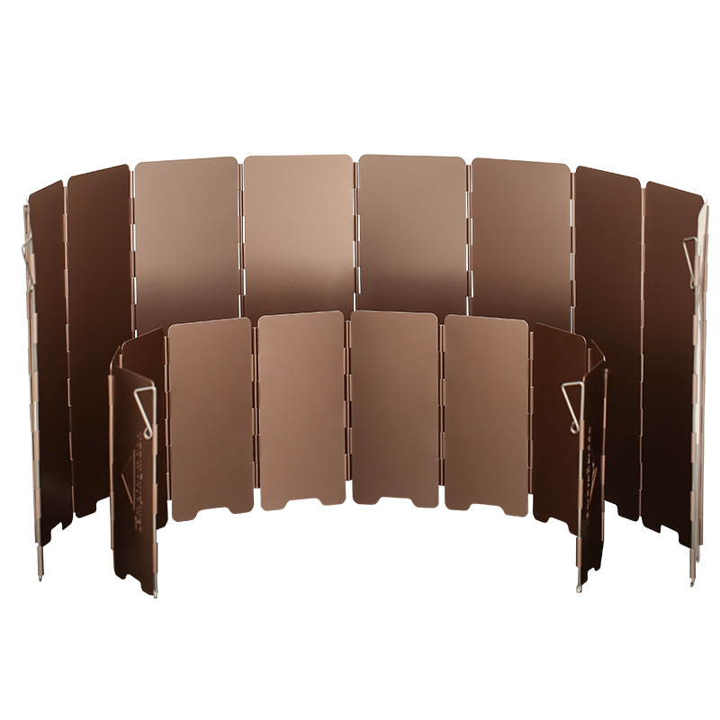 10 placas de bronze-colorido d - Camping Cooking Windshield avaliação e preço