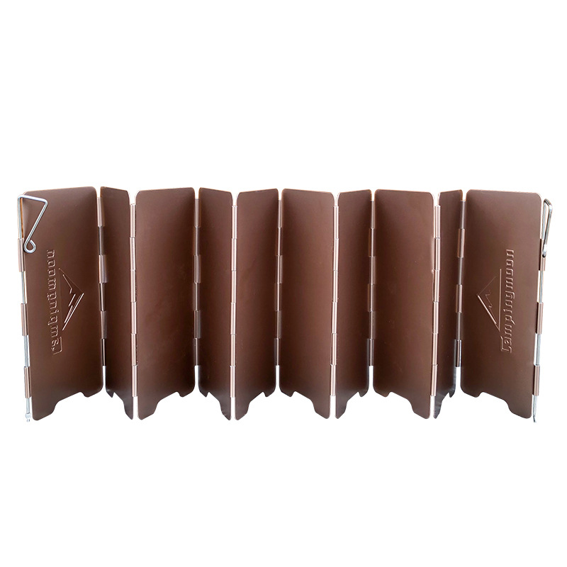 10 placas de bronze-colorido d - Camping Cooking Windshield avaliação e preço