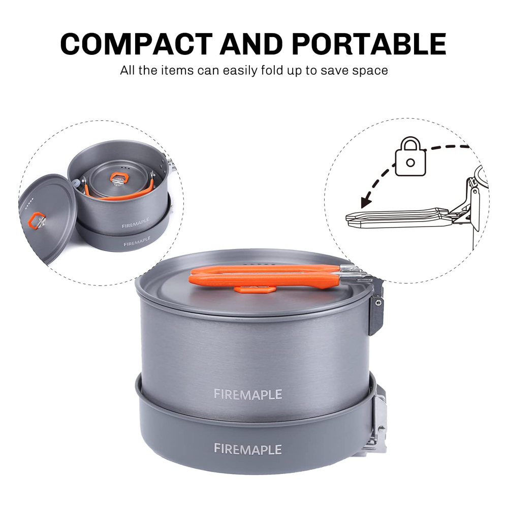 Fire Maple-Camping Panelas, Ut - Camping Cooking Pot Set avaliação e preço