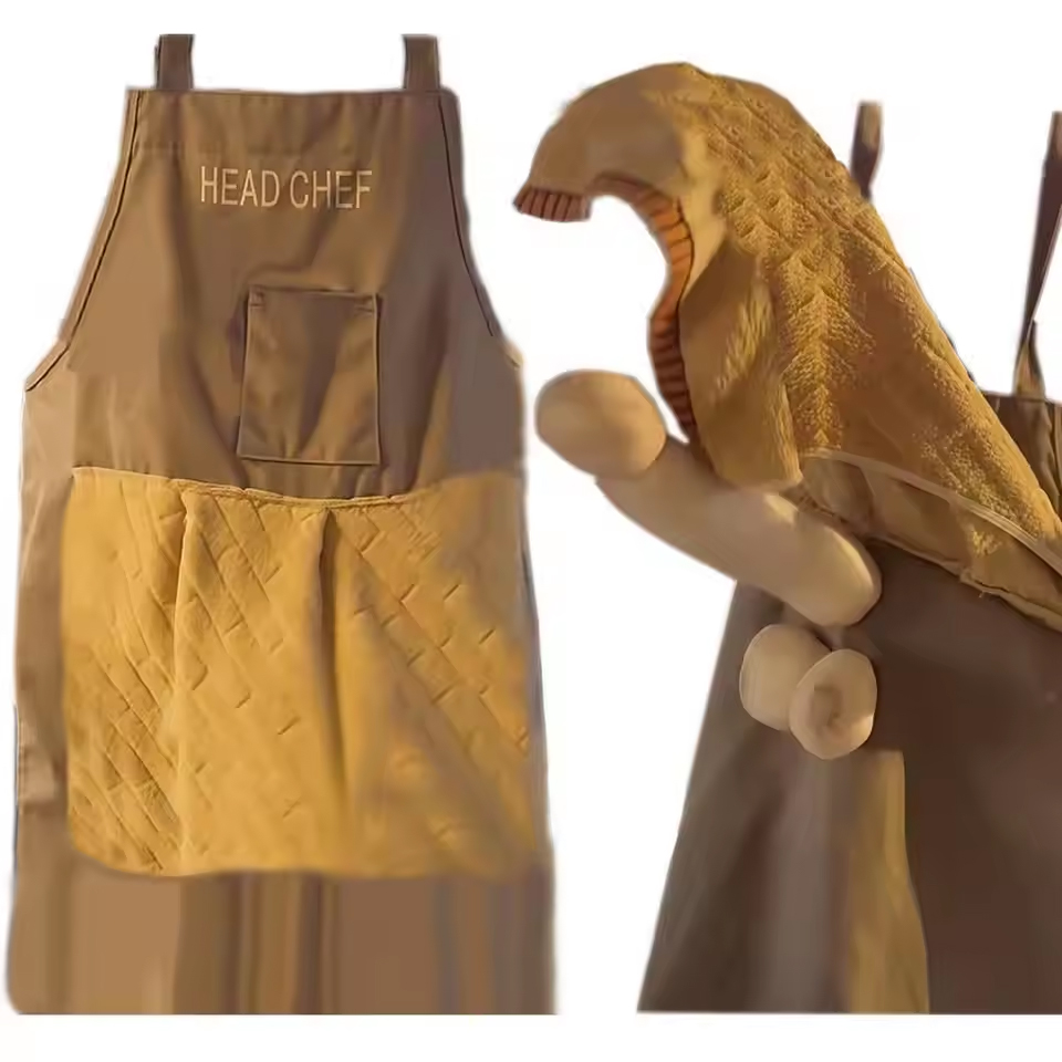 NOVO Avental de Brincadeira pa - Camping Cooking Apron avaliação e preço