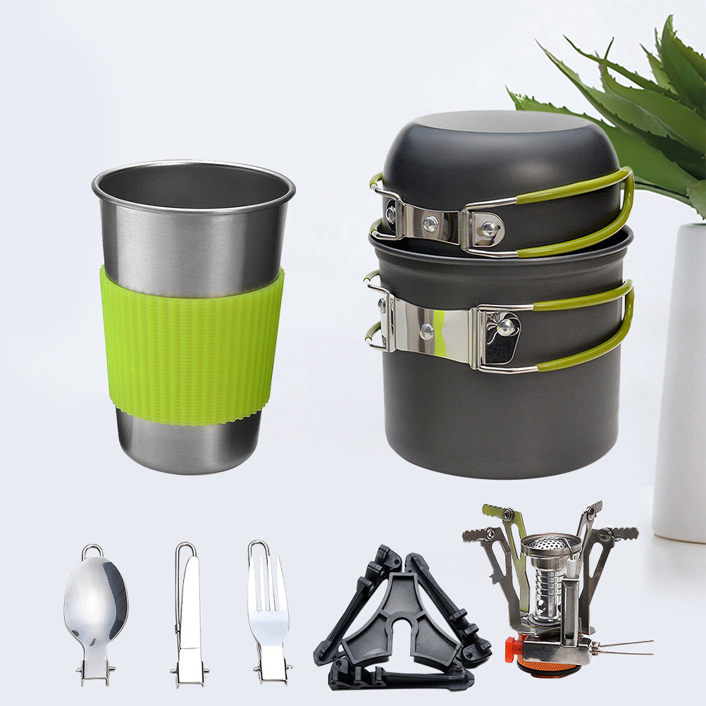 Conjunto de Utensílios de Cozi - Camping Lightweight Cooking Pot avaliação e preço