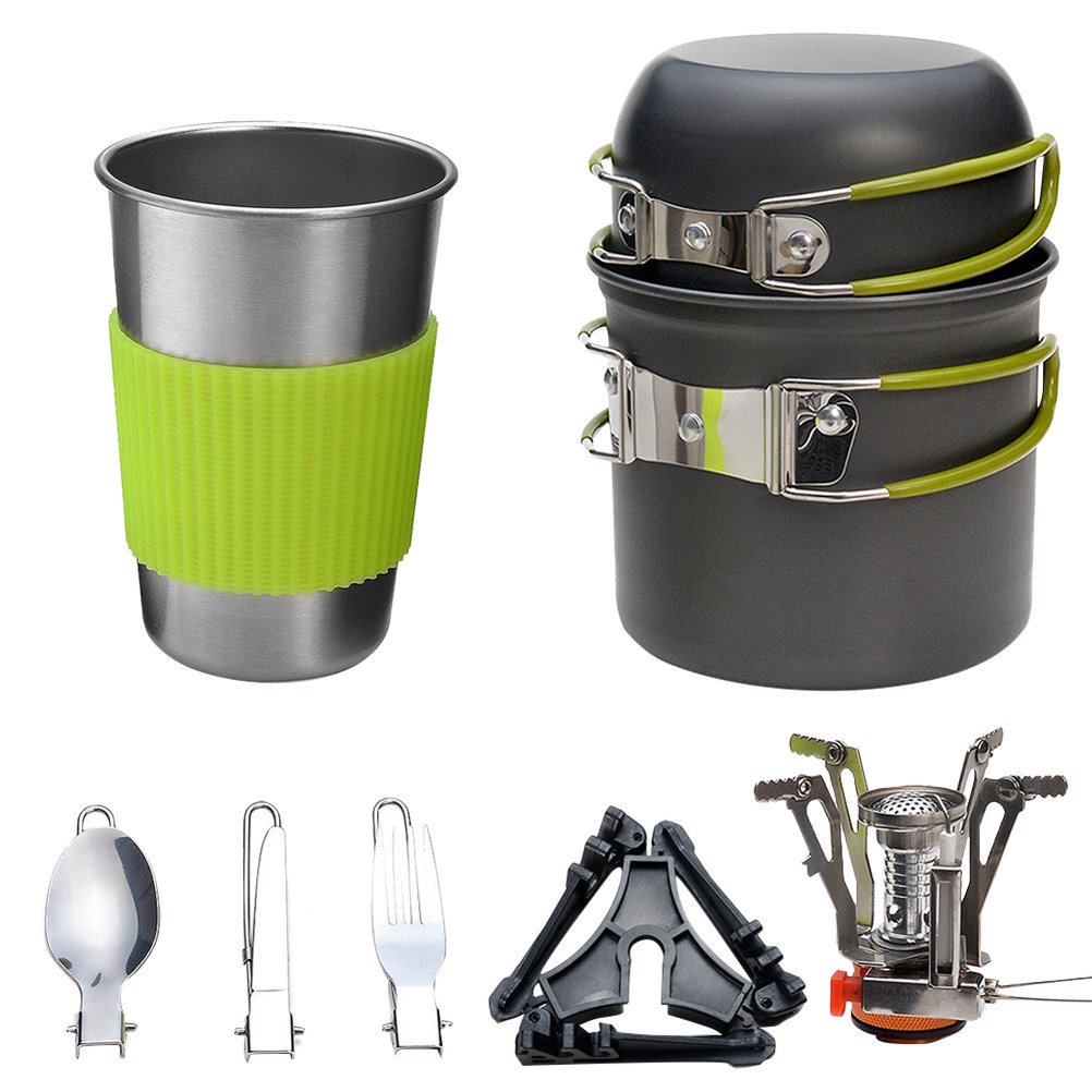 Conjunto de Utensílios de Cozi - Camping Lightweight Cooking Pot avaliação e preço